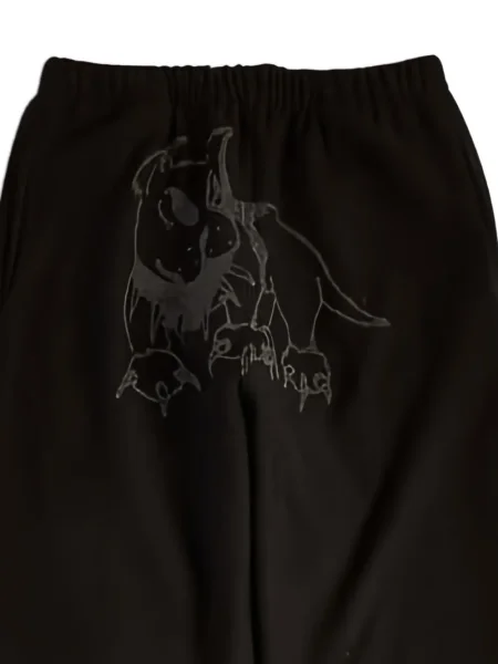 Pantaloni Chito cu imagine negru