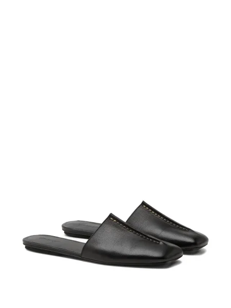 Papuci tip mules Marsell negru