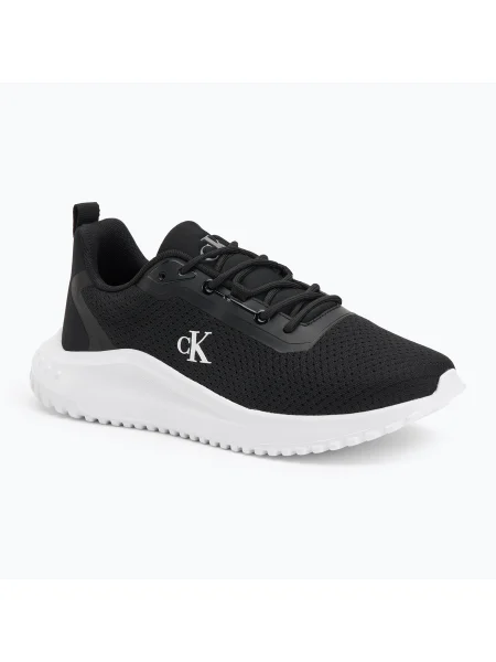 Sneakerși Calvin Klein plasă alb