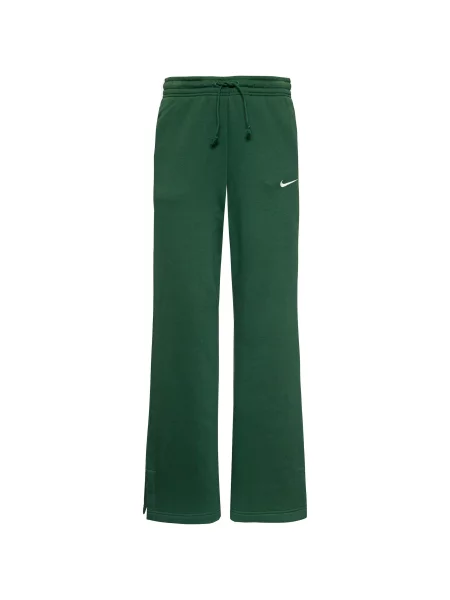 Nike Sportswear Nohavice PHNX FLC tmavozelená biela