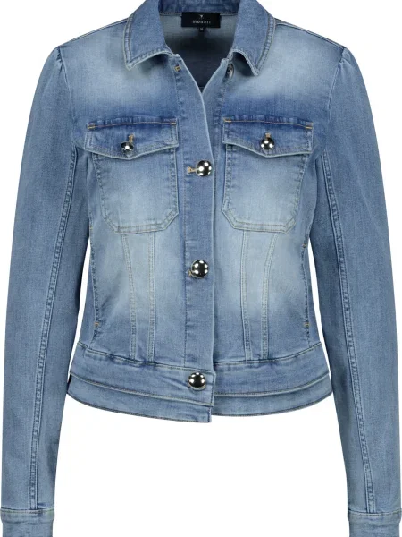 Monari Geacă de primăvară-toamnă denim albastru