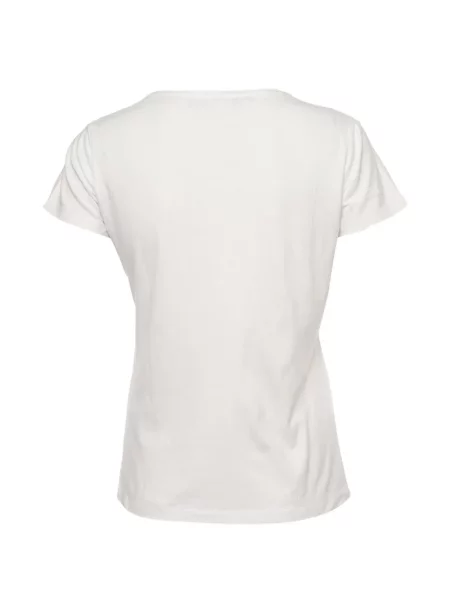 Tricou Love Moschino din jerseu alb