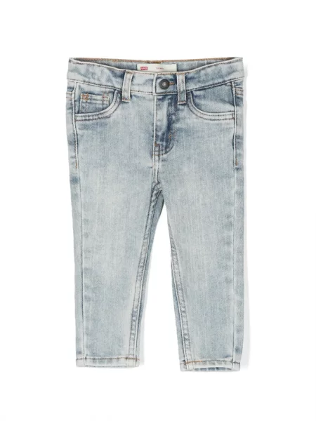 Jeansy straight leg dziecięce Levi's niebieskie