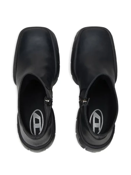 Botine Diesel din piele negru