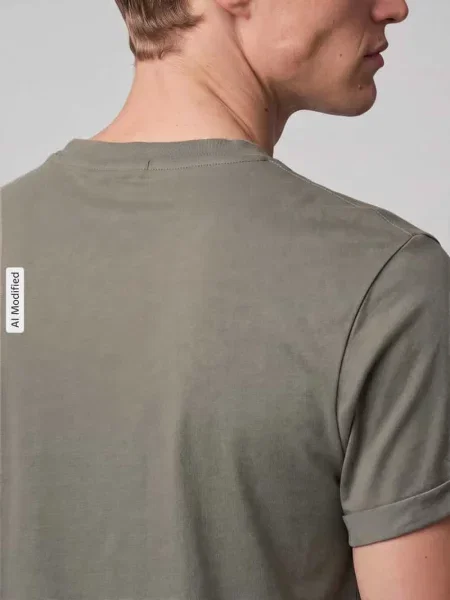 T-shirt z detalem z logo G-star Raw oliwkowa