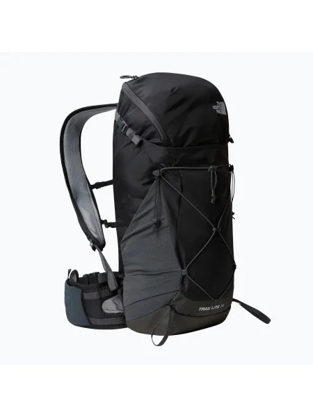 Férfi trekking hátizsák The North Face Trail Lite 24 l fekete/aszfalt szürke. Méret: S-M l fekete