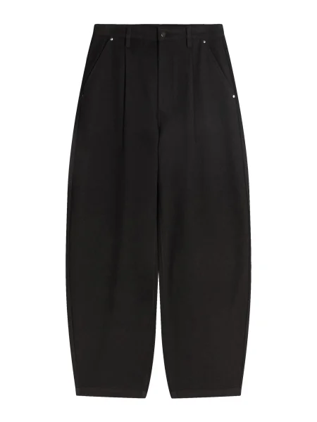 Bershka Pantaloni cutați negru