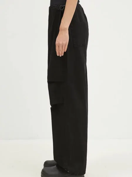 Alpha Industries pantaloni Cargo Jogger Pant femei lat high waist negru