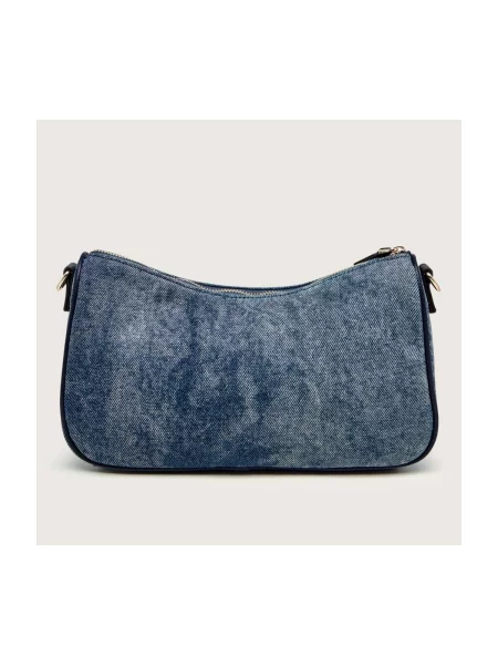 GUESS Geantă de umăr Kassie denim albastru