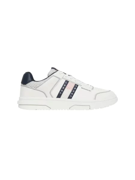 Trampki Tommy Jeans skórzane casual białe