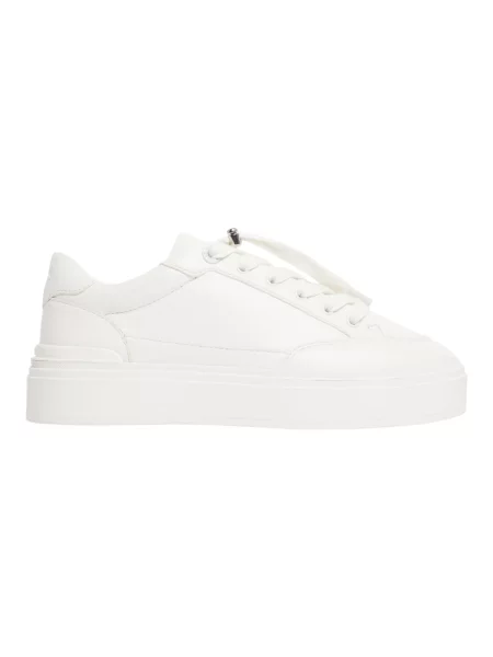 Sneakersy Mallet London skórzane białe