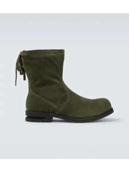 Čevlji do gležnjev Kiko Kostadinov iz semiša obrezano zelena