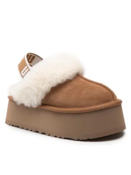 Naminės šlepetės Ugg W Funkette ruda