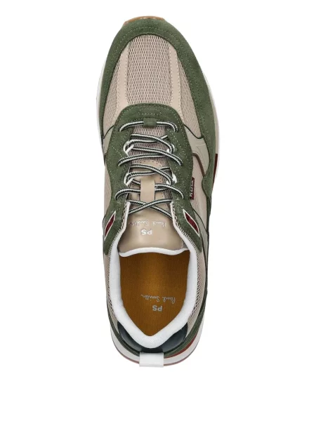 Sneakerși Ps Paul Smith din piele de căprioară verde