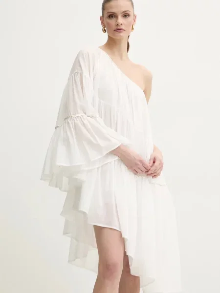 Simona Corsellini rochie din midi oversize alb