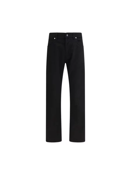 Jeansy straight leg Stone Island z kamieniami czarne