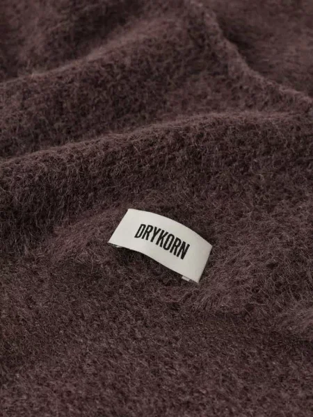 Chusta trójkątna z dodatkiem wełny Drykorn