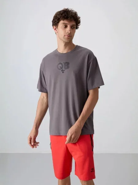 Tommy Life Tričko šedá