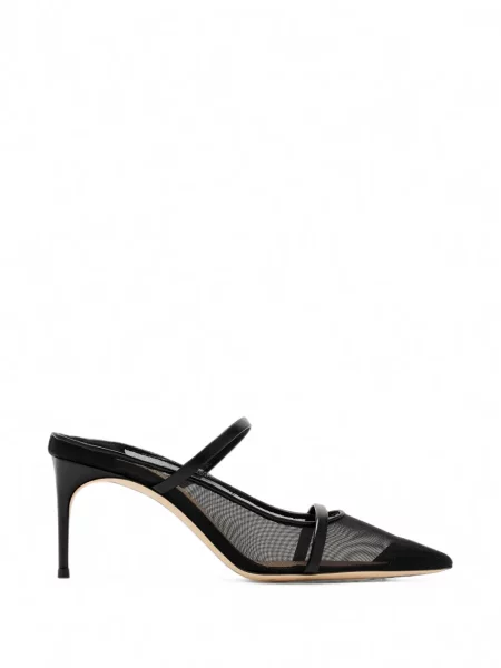 Papuci tip mules Malone Souliers plasă negru