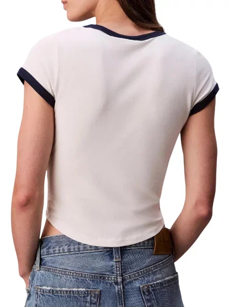 Koszulka Calvin Klein biała