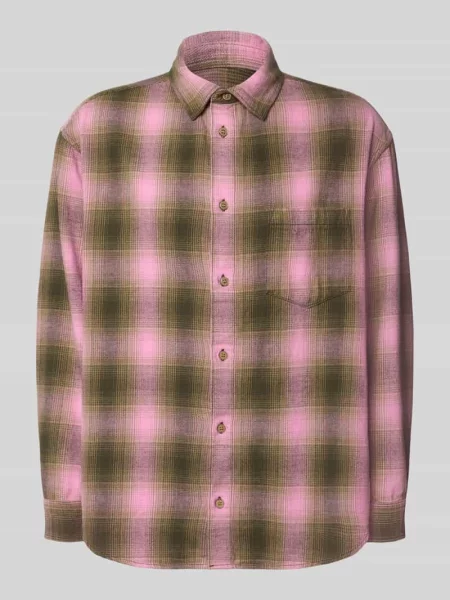 Koszula casualowa o kroju regular fit z bawełny model Carter' Wood Wood zielona
