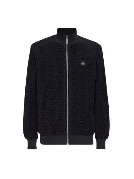 Bluza rozpinana Philipp Plein niebieska