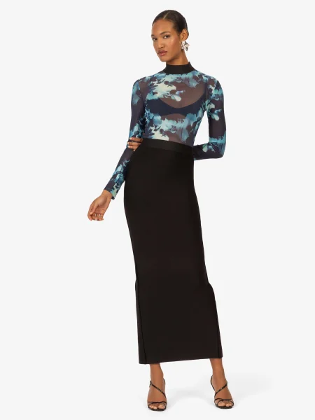 Kraimod Rochie mulate albastru deschis negru