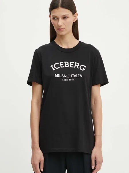Тениска Iceberg черно