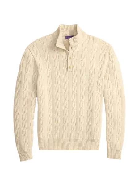 Pulover Ralph Lauren Purple Label din cașmir violet