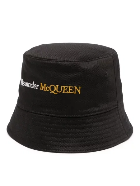 Pălărie Alexander Mcqueen cu broderie negru