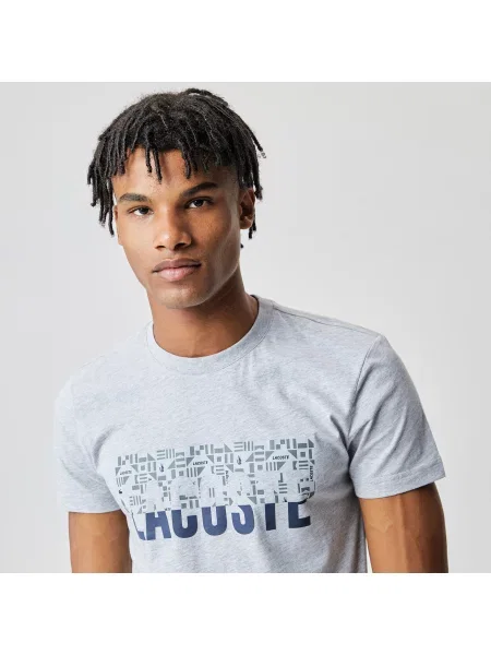 Lacoste Koszulka Lacoste szara