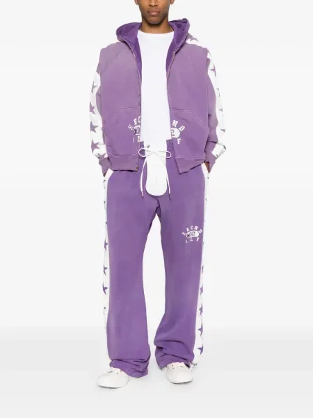 Hanorac cu glugă Secnd Slf cu imagine violet