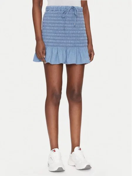Tommy Jeans Mini sukně modrá