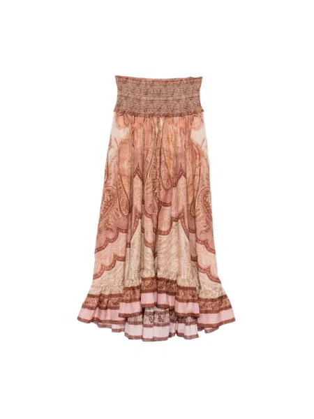 Wielobarwność spódnica Zimmermann czerwona