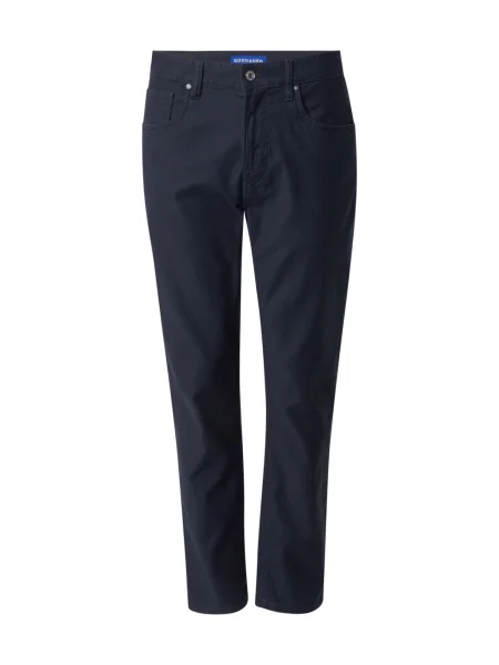 SCOTCH & SODA Pantaloni cu dungă DOBBY noapte albastru