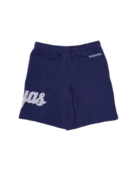 Szorty Mitchell & Ness frotte niebieskie