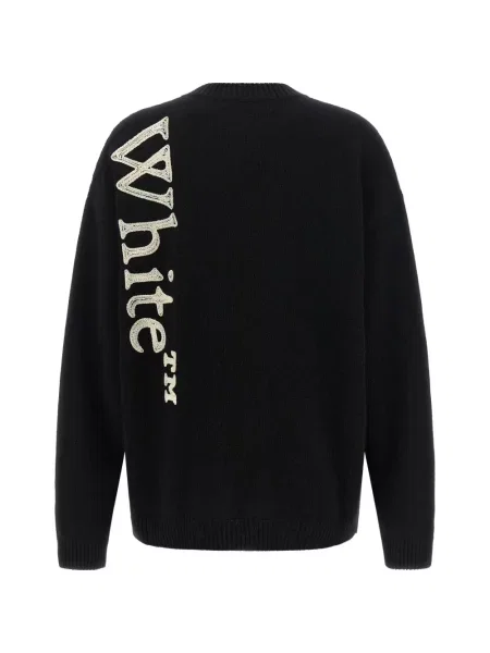 Pulover Off-white alb