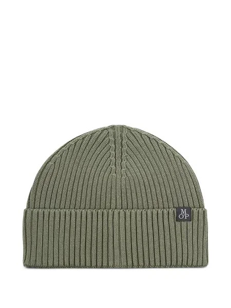 Pletený žebrovaný čepice Marc O'polo zelený
