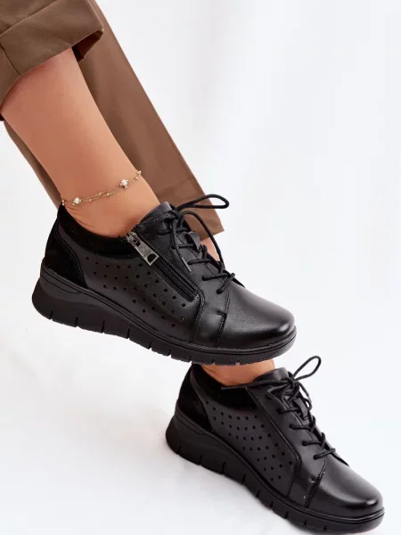 Kožené mokasíny Vinceza černé