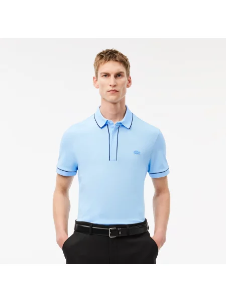 Поло Lacoste черное