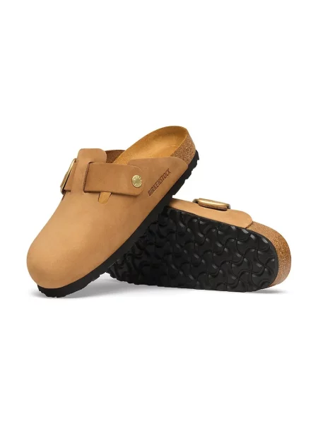 Кожаные мюли Birkenstock с пряжкой