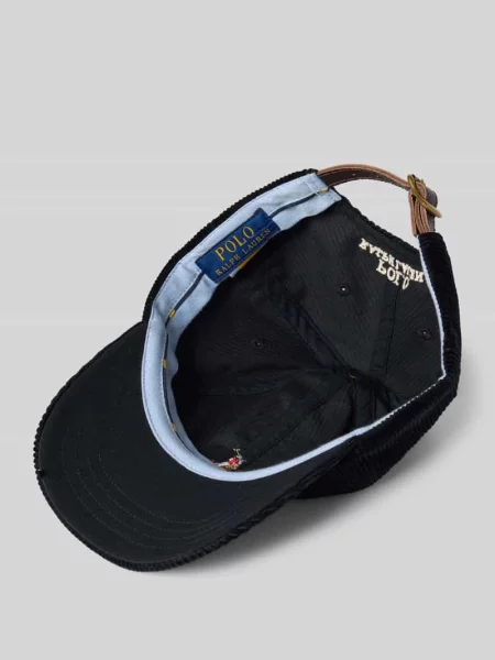 Czapka z daszkiem Polo Ralph Lauren klasyczna niebieska