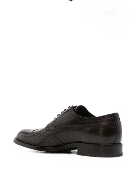 Brogues Tod's din piele maro