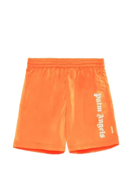 Kąpielówki dziecięce Palm Angels pomarańczowe