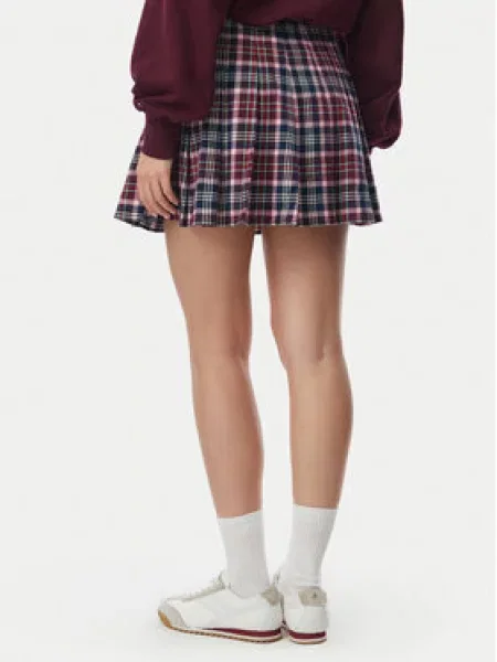 Tommy Jeans Trapéz szoknya Bordó