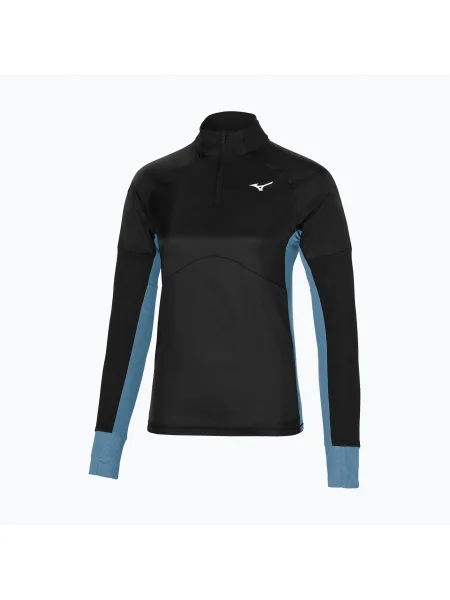 Tricou mânecă lungă Mizuno alergare negru