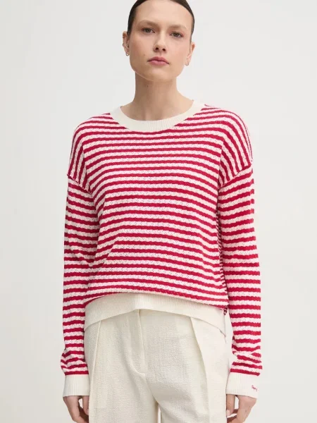 Pepe Jeans Pulover Poppy roșu