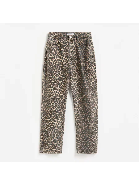 Reserved LADIES` JEANS TROUSERS hnědá