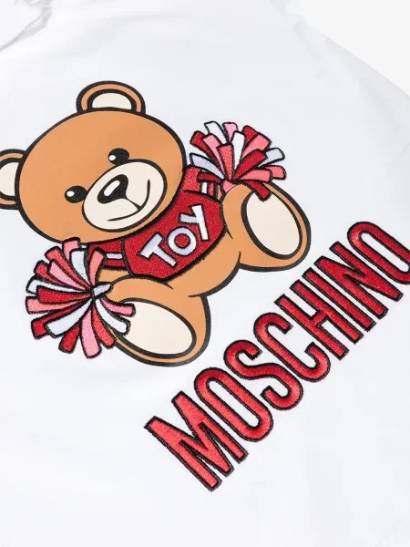 Koszulka dziecięca Moschino biała