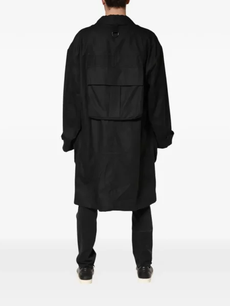 Gulerat palton Dolce & Gabbana negru